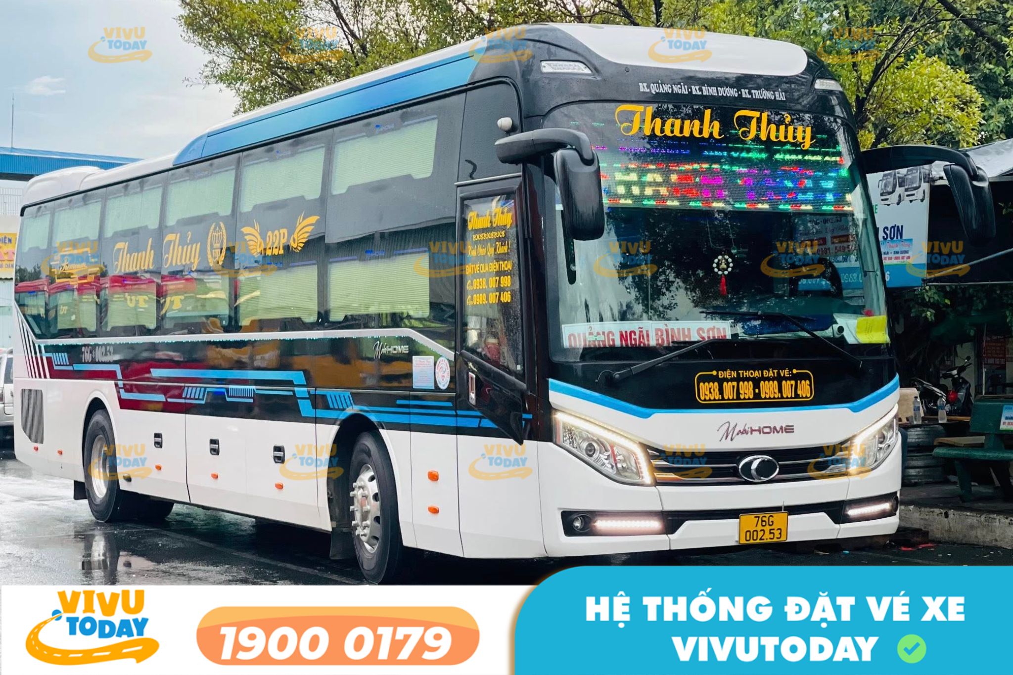 Nhà xe Thanh Thủy tuyến Sài Gòn đi Quảng Ngãi