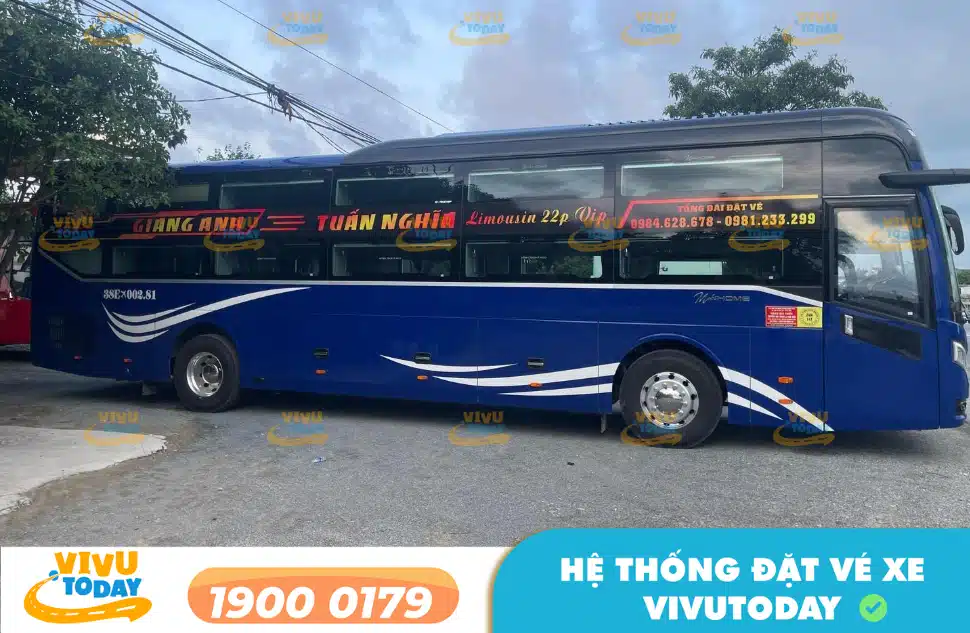 Nhà xe Tuấn Nghĩa tuyến Hà Nội đi Hà Tĩnh