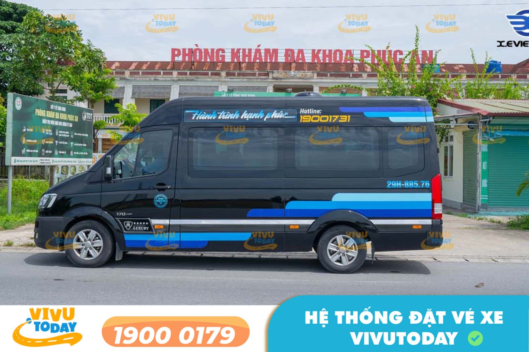 Nhà xe X.E Việt Nam phục vụ tuyến Hà Nội đi Việt Trì Phú Thọ bằng xe Limousine cao cấp