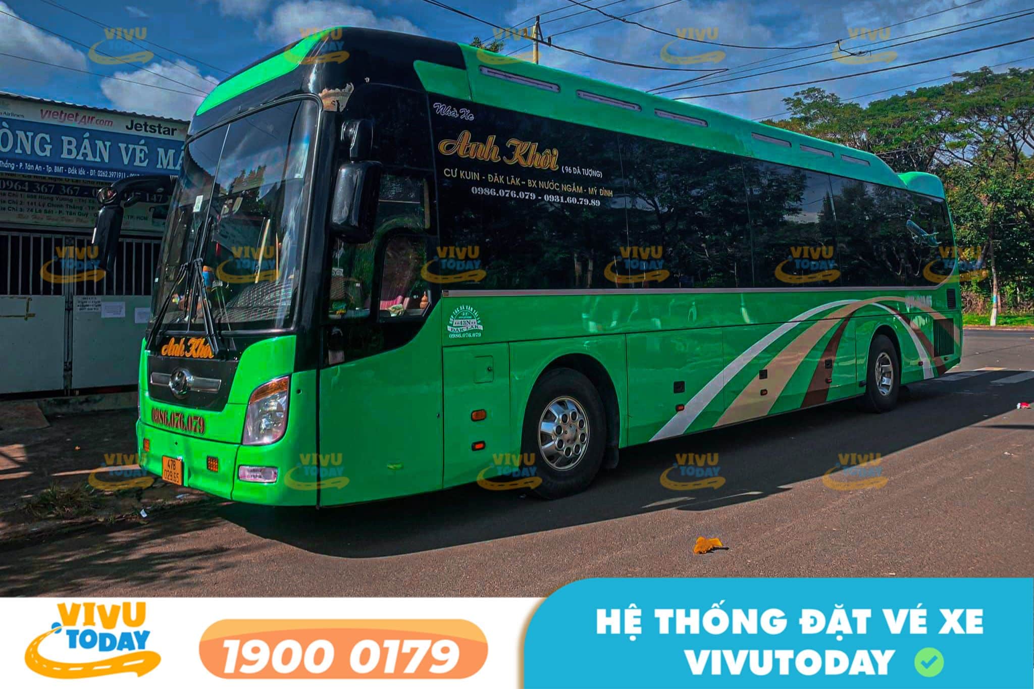 Nhà xe Anh Khôi tuyến Hà Nội đi Gia Lai