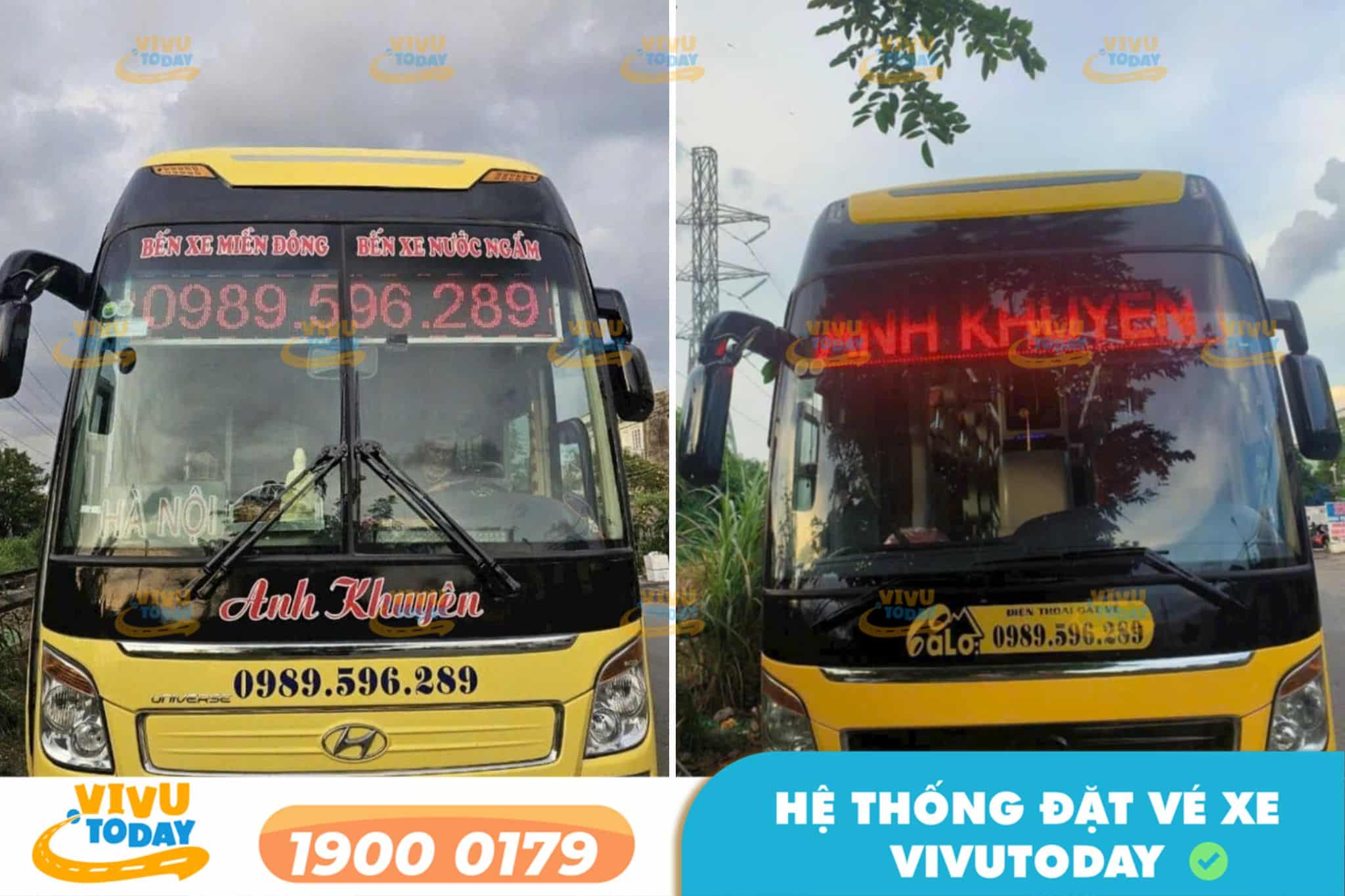 Nhà xe Anh Khuyên tuyến Hà Nội đi Quy Nhơn Bình Định