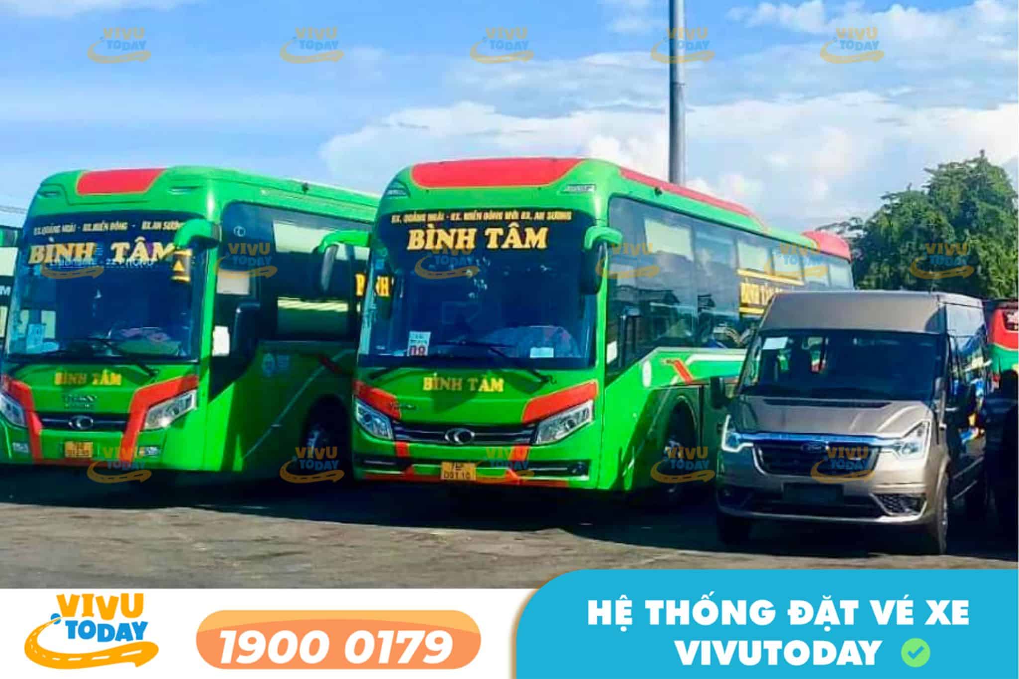 Nhà xe Bình Tâm tuyến Đà Nẵng đi Nghệ An