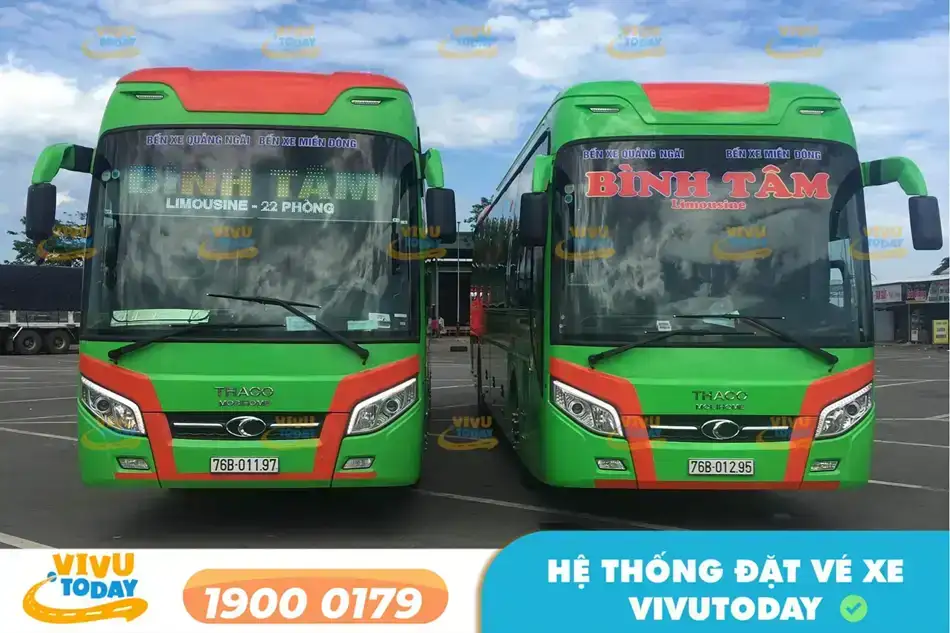 Nhà xe Bình Tâm tuyến xe Hà Nội đi Quảng Nam