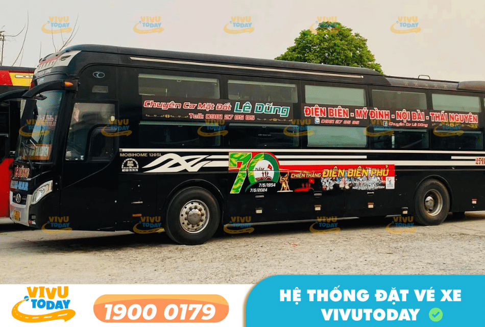 Nhà xe Lê Dũng tuyến Hà Nội đi Điện Biên Phủ
