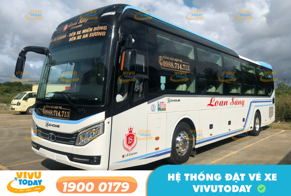 Nhà xe Loan Sáng tuyến Bến xe Phía Nam Buôn Ma Thuột đi Sài Gòn