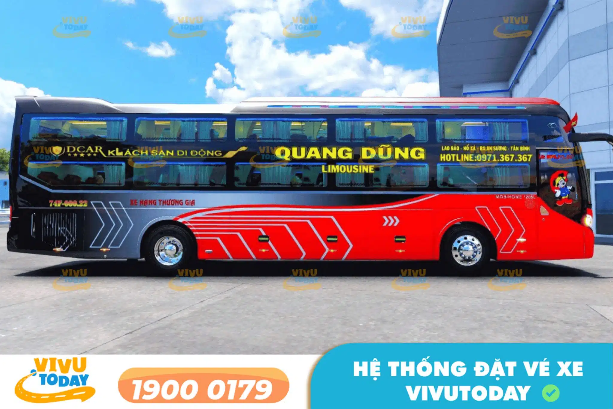 Nhà xe Quang Dũng Vip Limousine tuyến Đà Nẵng đi Bình Dương