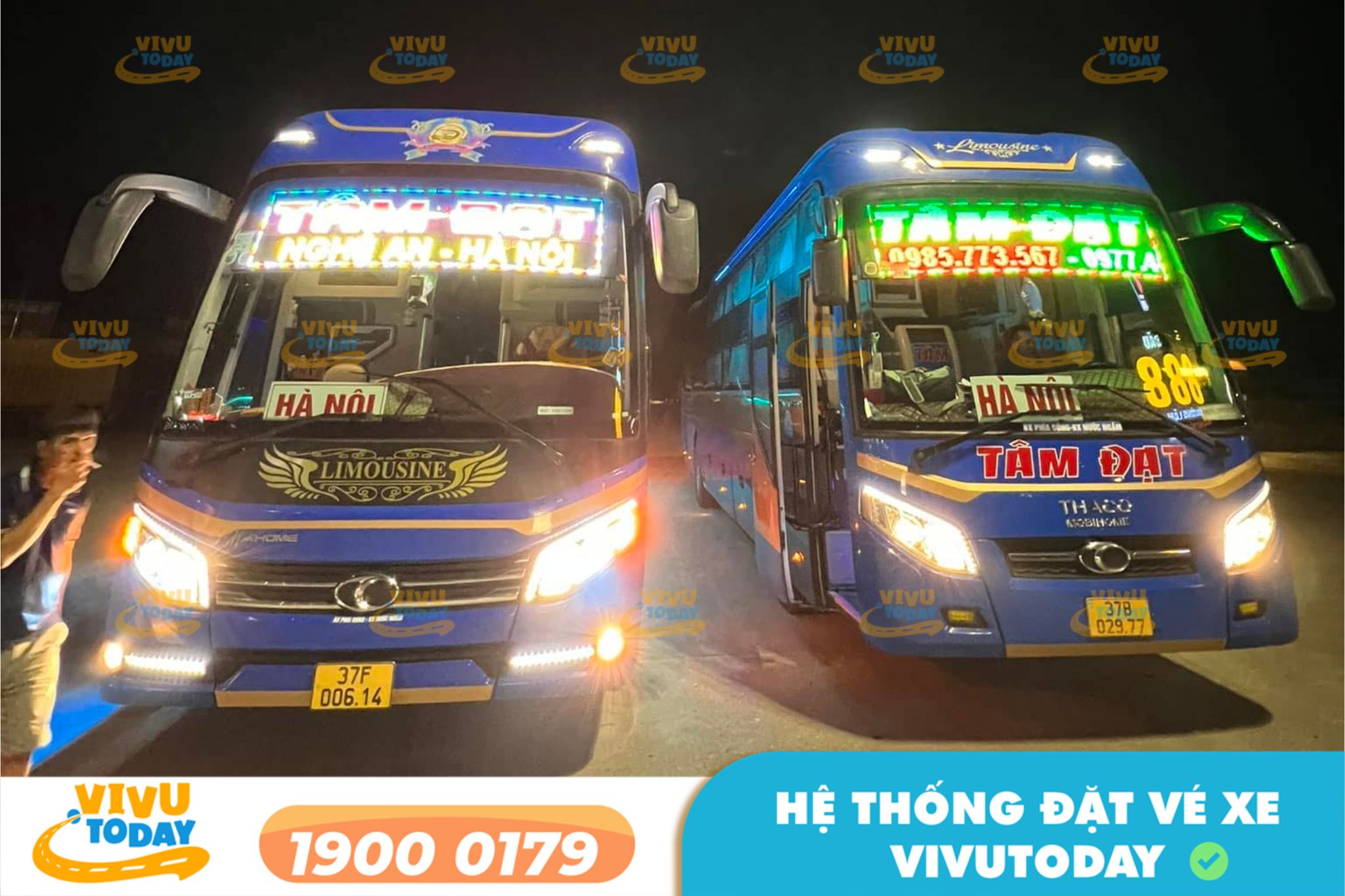 Nhà xe Tâm Đạt tuyến Hà Nội đi Đô Lương - Nghệ An