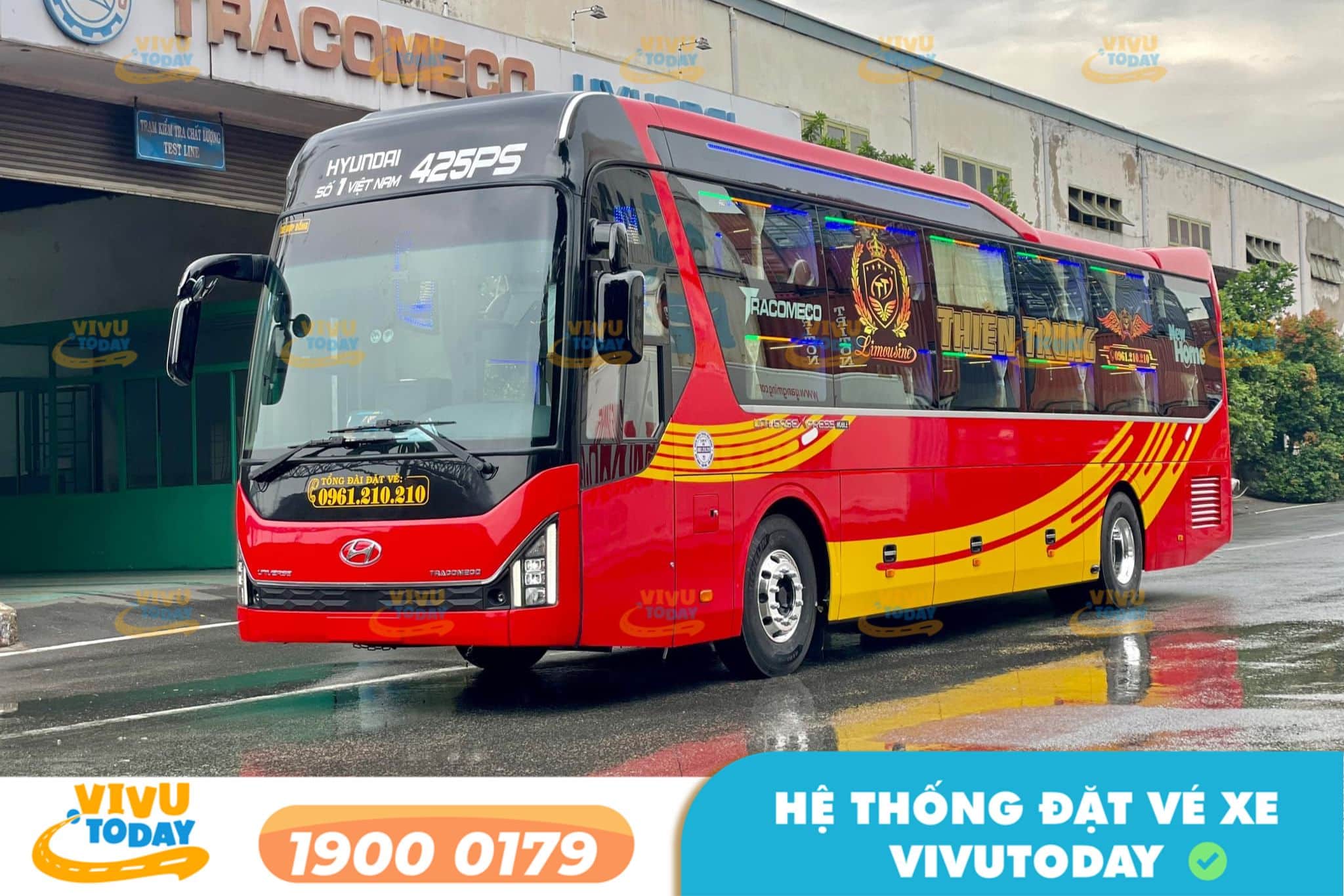 Nhà xe Thiên Trung tuyến Hà Nội đi Gia Lai
