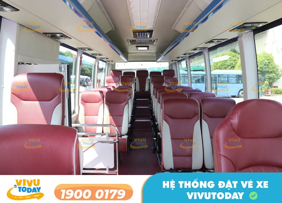 Dòng xe 34 chỗ đời mới phục vụ tuyến xe Bà Rịa Vũng Tàu đi Sài Gòn