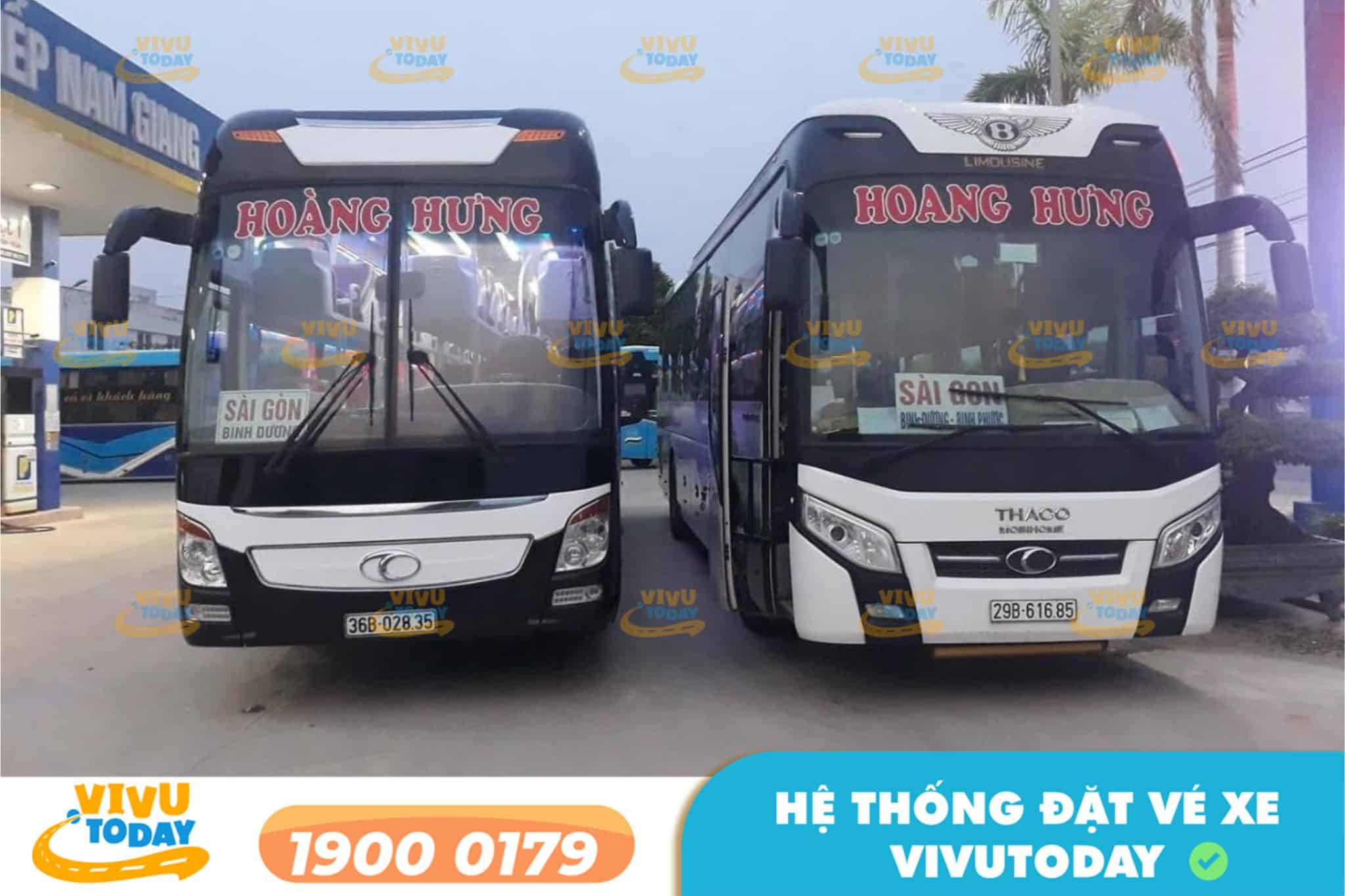 Nhà xe Hoàng Hưng tuyến Hà Nội đi Bình Dương