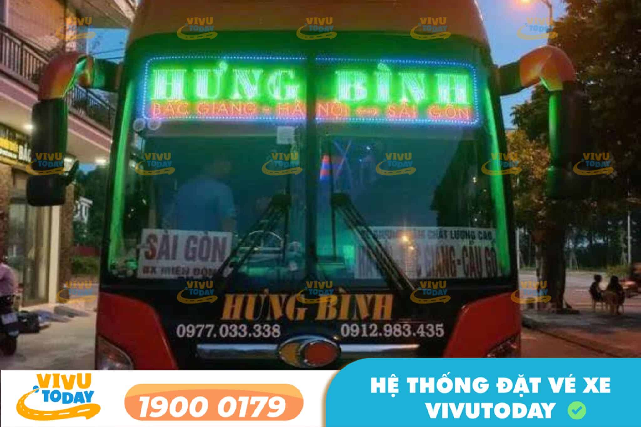 Nhà xe Hưng Bình tuyến Bến xe Ngã Tư Ga đi Bắc Giang