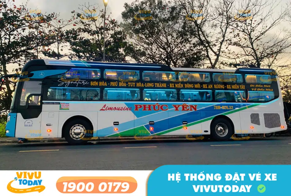 Nhà xe Phúc Yên tuyến Sài Gòn đi Phú Yên