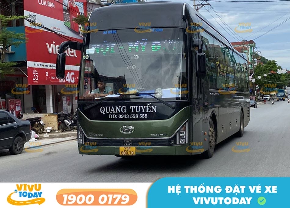 Nhà xe Quang Tuyến tuyến xe Hà Giang đi Hà Nội chất lượng cao