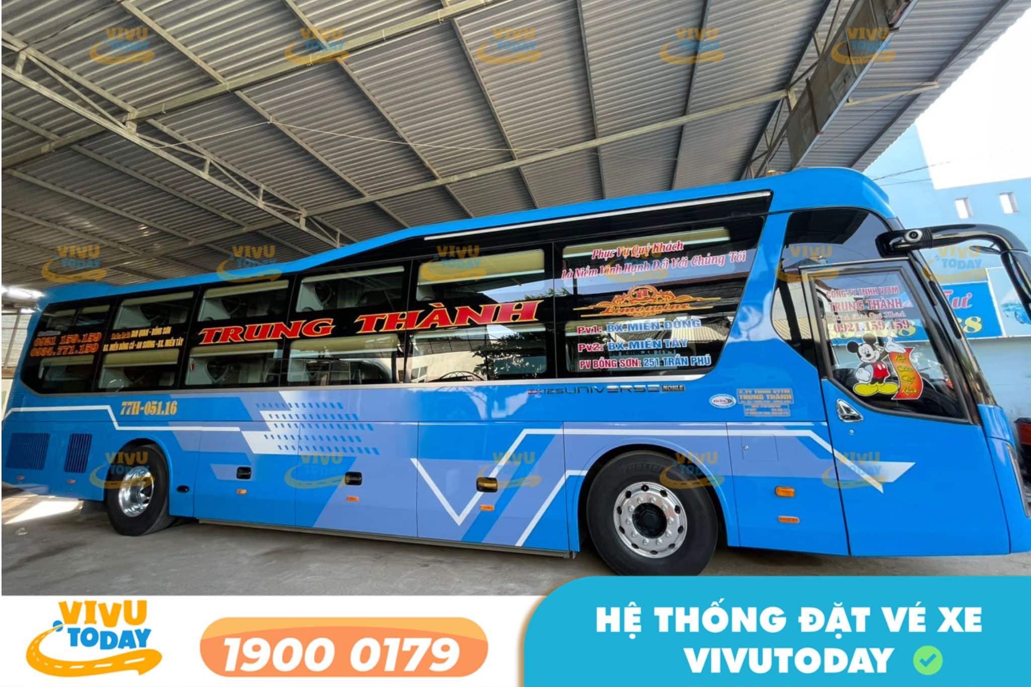 Nhà xe Trung Thành tuyến Bình ĐInh đi Sài Gòn