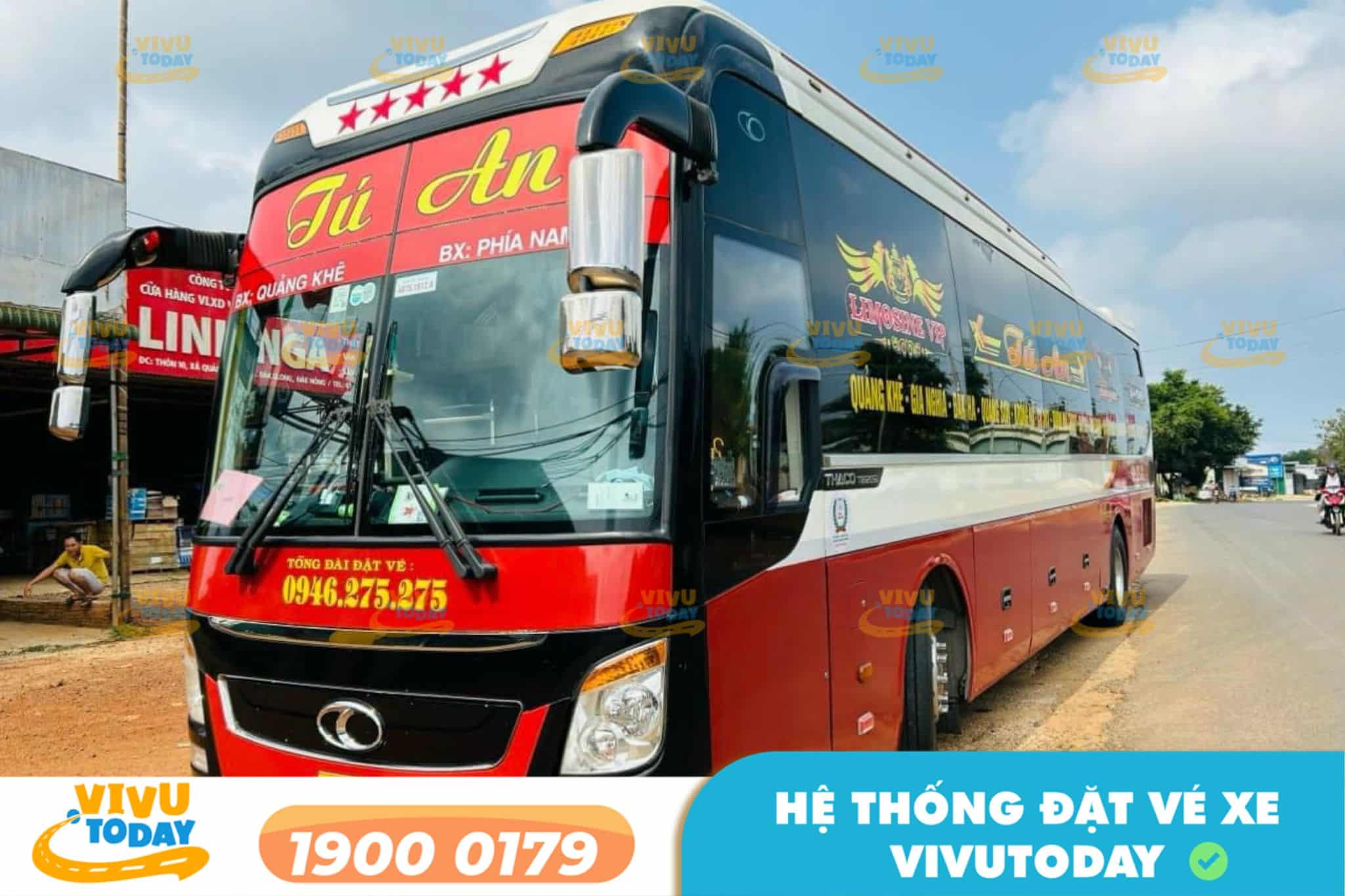 Nhà xe Tú An tuyến Buôn Ma Thuột đi Đà Nẵng