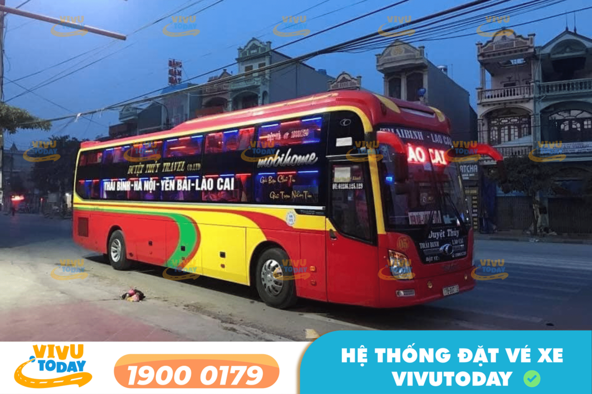 Nhà xe Duyệt Thủy tuyến Sài Gòn đi Thái Bình