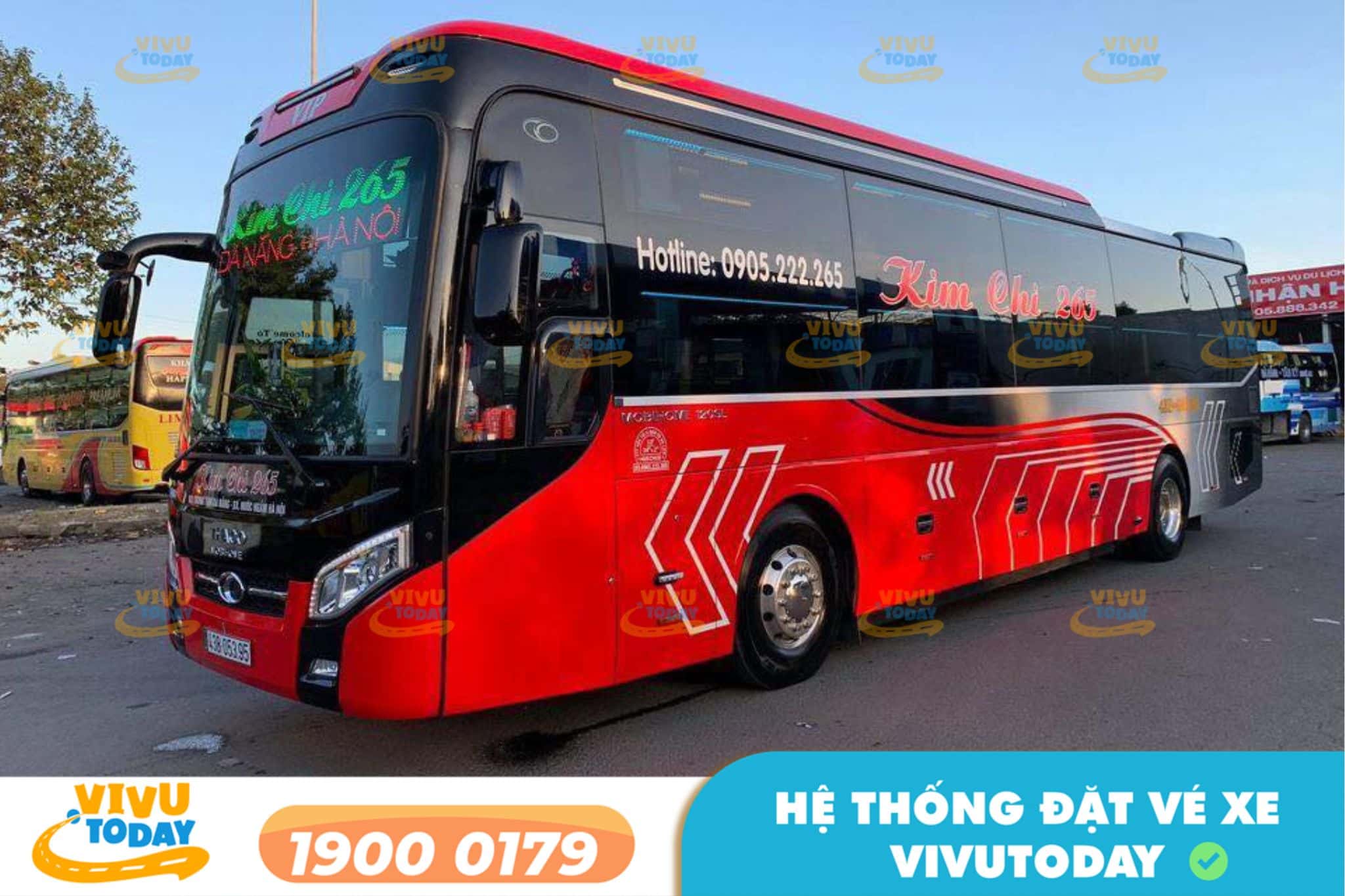 Nhà xe Kim Chi 265 tuyến Bến xe Đà Nẵng đi Hà Nội