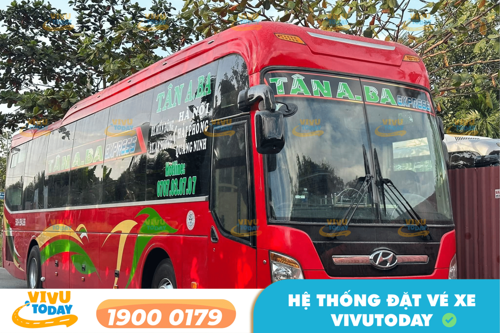 Nhà xe Tân Aba tuyến Sài Gòn đi Thái Bình