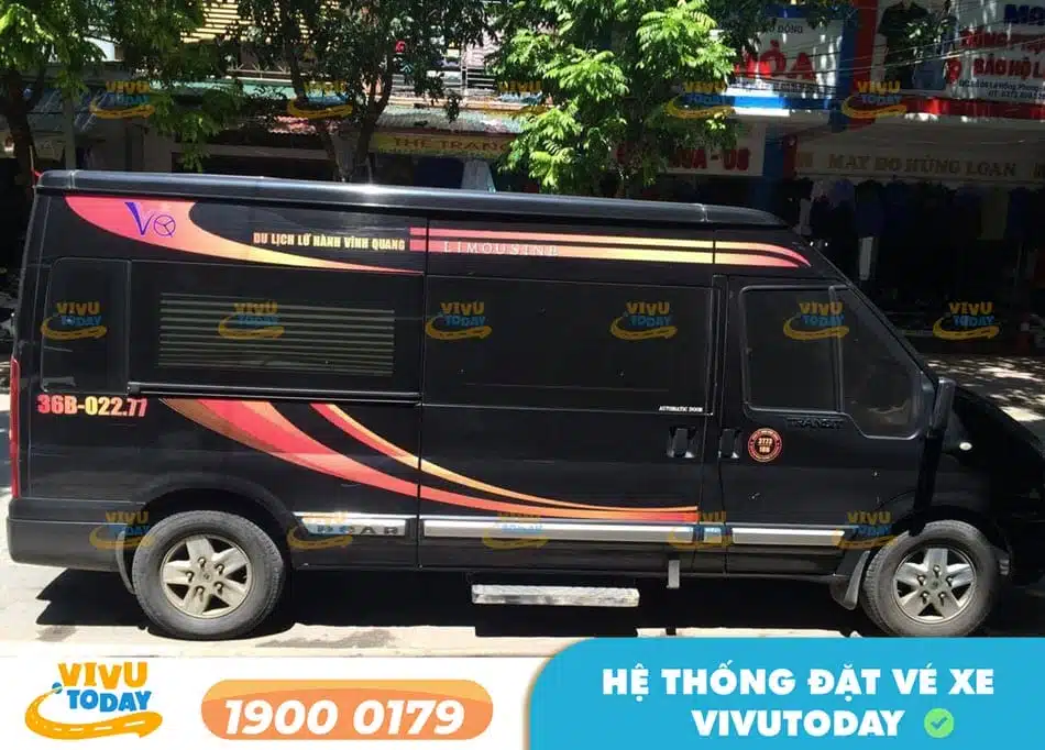 Nhà xe Vĩnh Quang tuyến xe Limousine Thanh Hóa đi Hà Nội