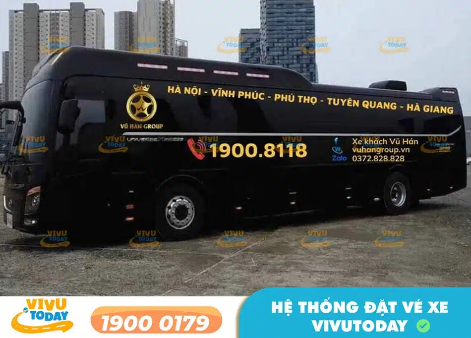 Nhà xe Vũ Hán Group tuyến xe giường nằm Hà Nội đi Hà Giang