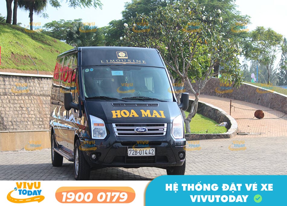 Xe khách Hoa Mai tuyến xe Đồng Nai - Sân bay Tân Sơn Nhất