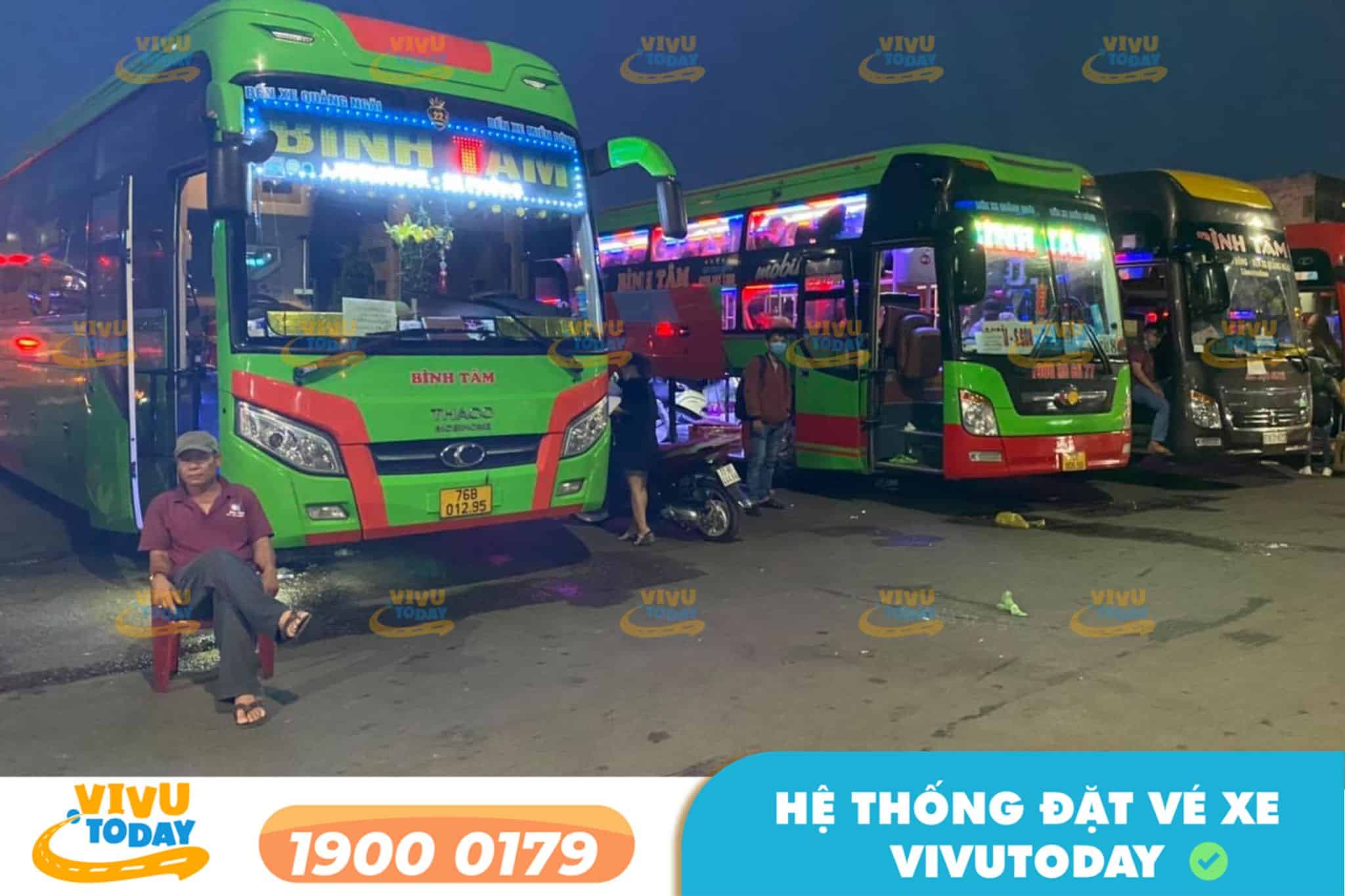 Nhà xe Bình Tâm tuyến Hà Nội đi Tam Kỳ Quảng Nam