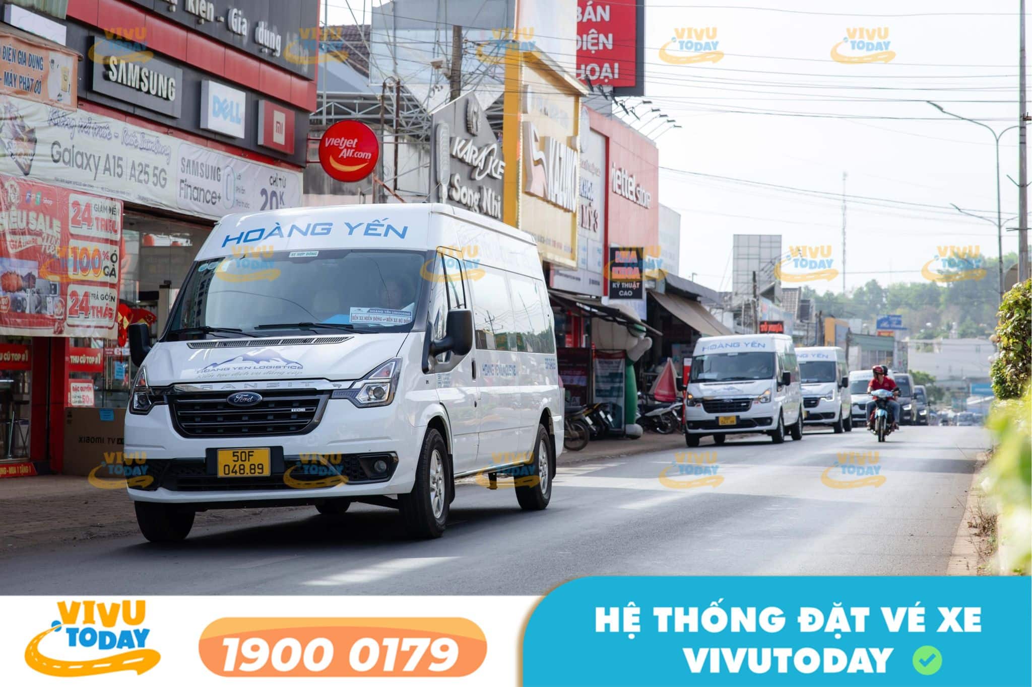 Nhà xe Hoàng Yến Logistics tuyến Sài Gòn đi Bình Long Bình Phước