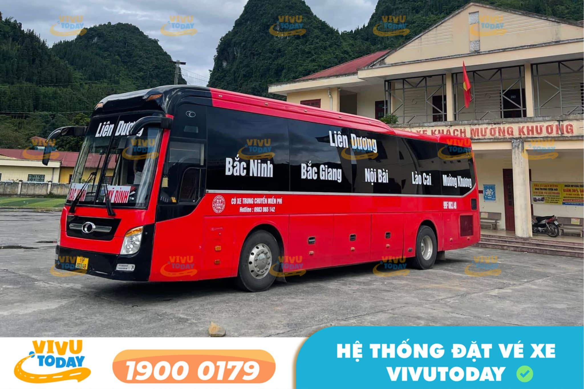 Nhà xe Liên Dương tuyến Bắc Ninh đi Lào Cai