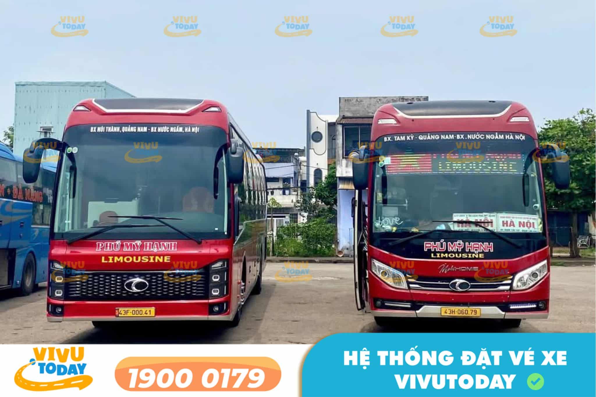 Nhà xe Phú Mỹ Hạnh tuyến Hà Nội đi Tam Kỳ Quảng Nam