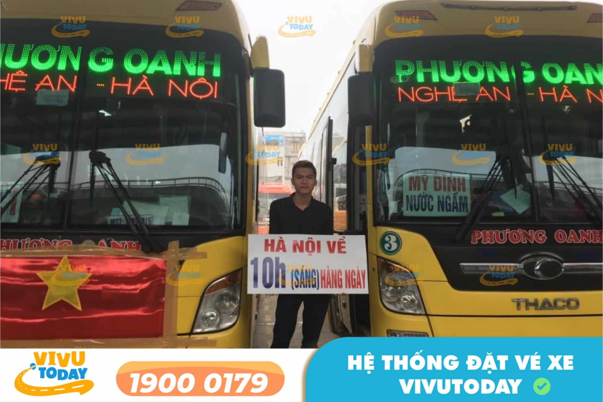 Nhà xe Phương Oanh tuyến Yên Thành Nghệ An đi Hà Nội