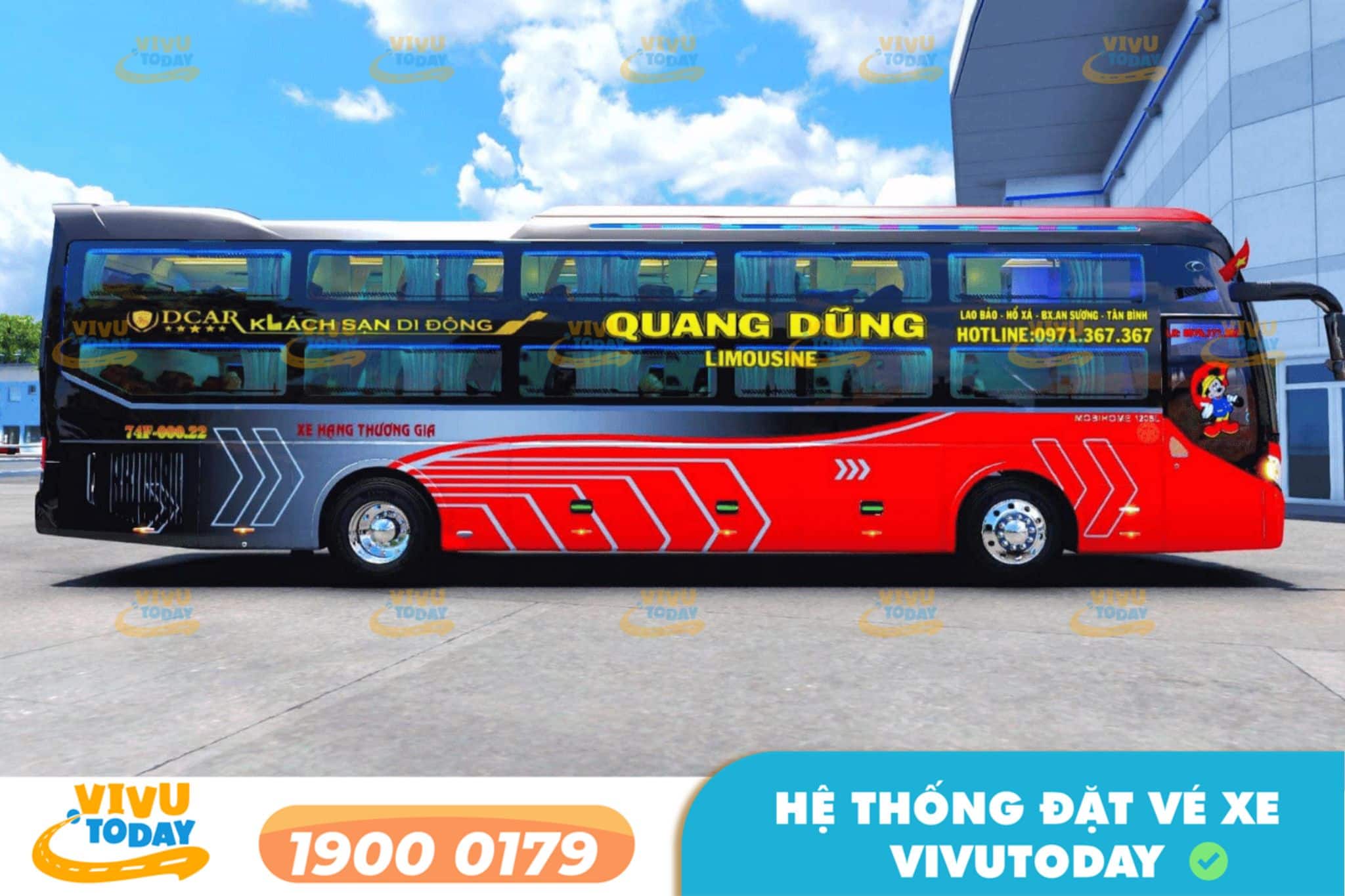 Nhà xe Quang Dũng Limousine tuyến Đà Nẵng đi Bến xe Mỹ Đình