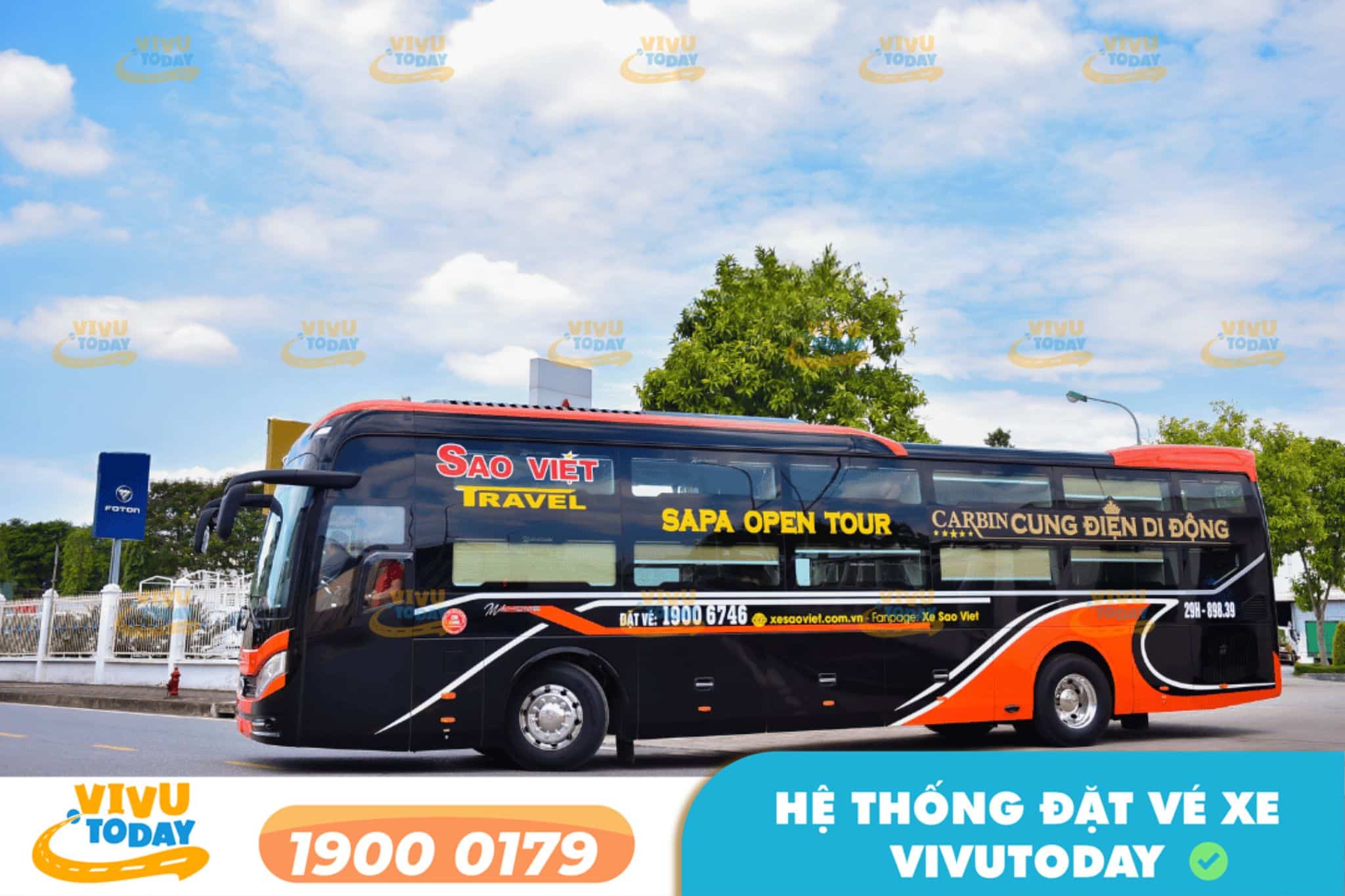 Nhà xe Sao Việt tuyến Nghệ An đi Phú Thọ