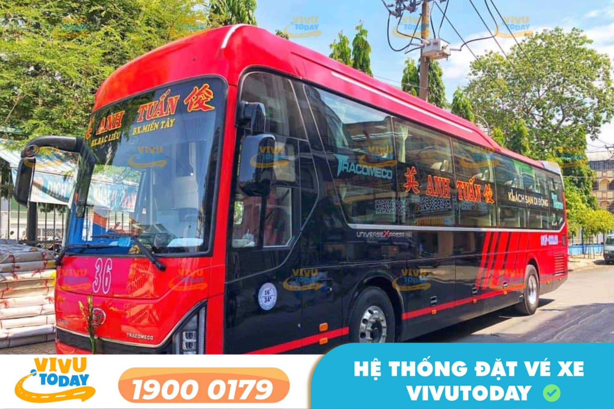 Nhà xe Anh Tuấn (Bạc Liêu) tuyến Bến xe Miền Tây đi Bạc Liêu