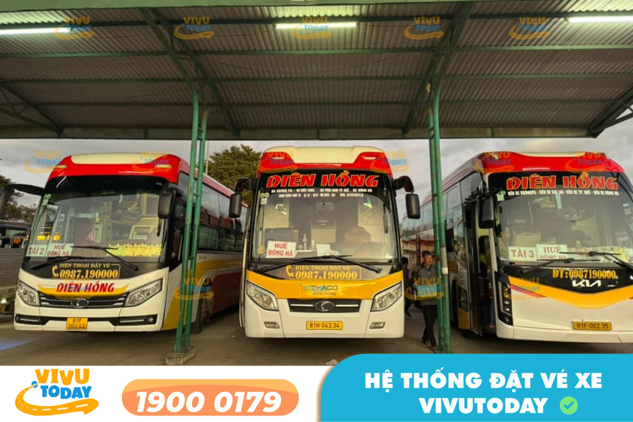 Nhà xe Diên Hồng (Đà Nẵng) tuyến Gia Lai đi Đà Nẵng