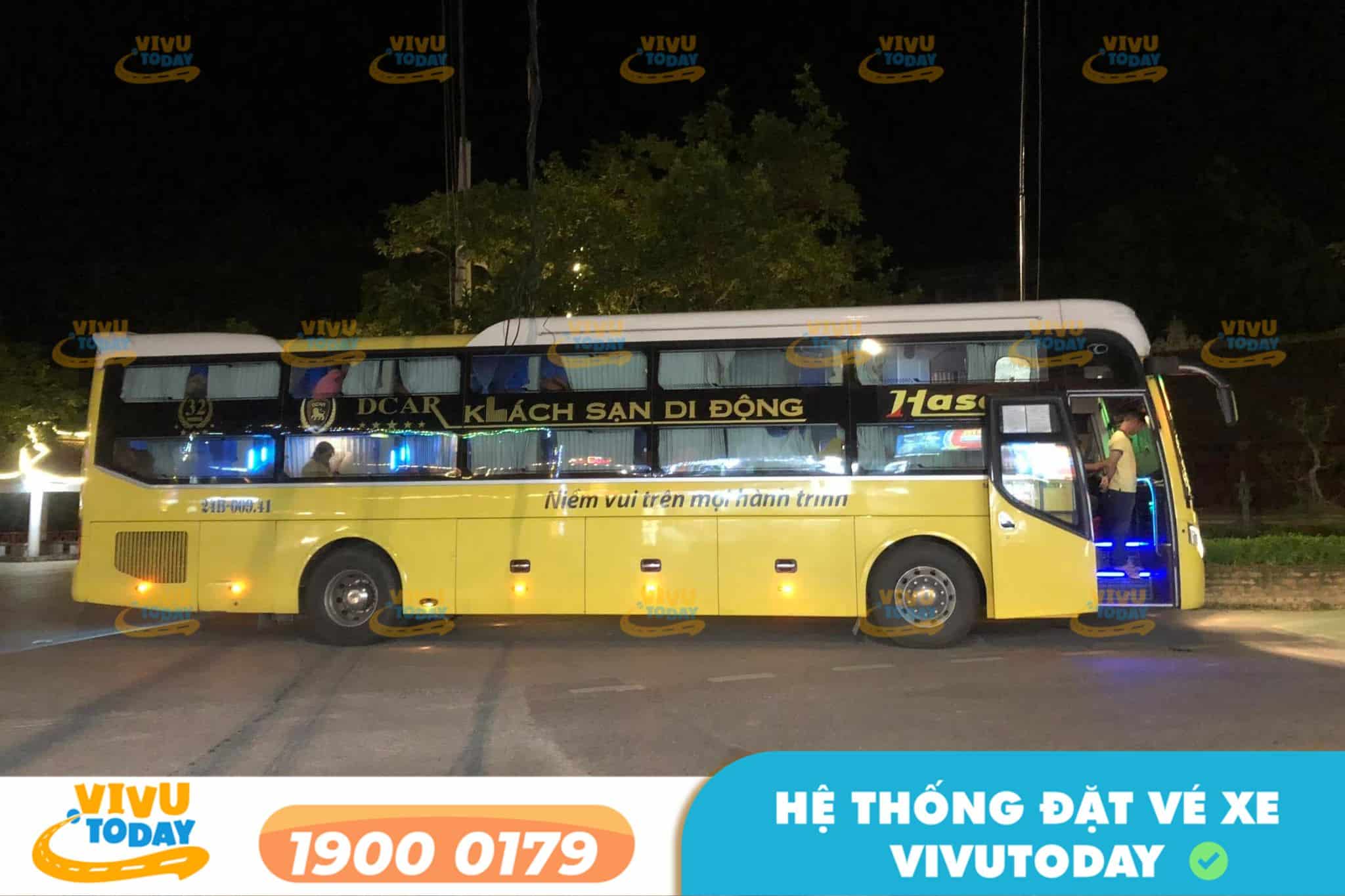 Nhà xe Hà Sơn tuyến Bến xe Mỹ Đình đi Lào Cai