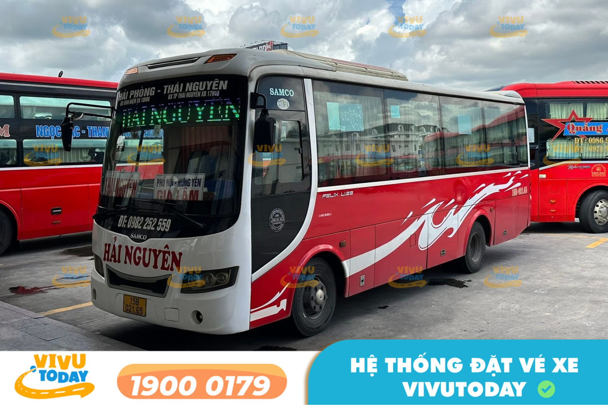 Nhà xe Hải Nguyên tuyến Hải Phòng đi Thái Nguyên