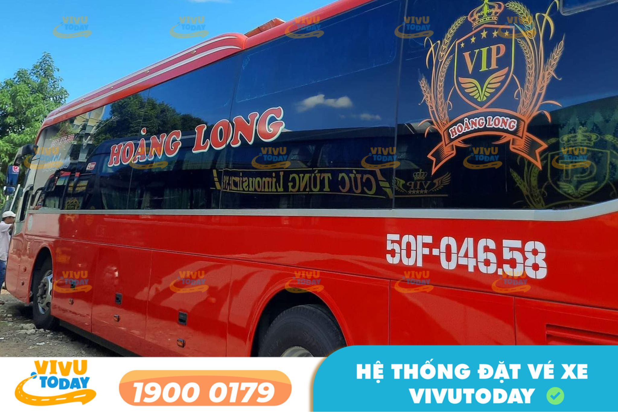 Nhà xe Hoàng Long A Bờm tuyến Bến xe Nước Ngầm đi Sài Gòn