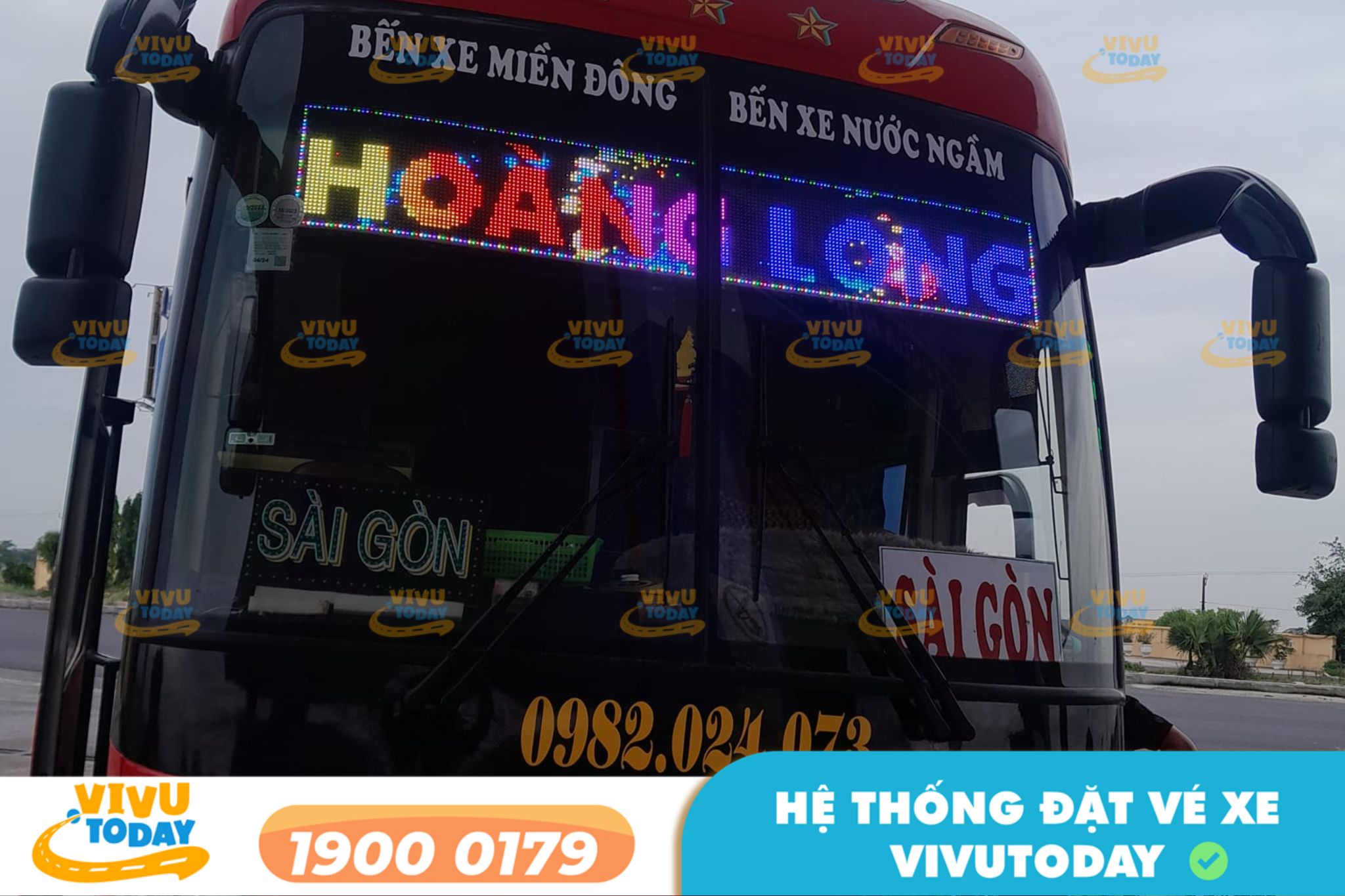 Nhà xe Hoàng Long (Đỏ) tuyến Sài Gòn đi Quảng Trị