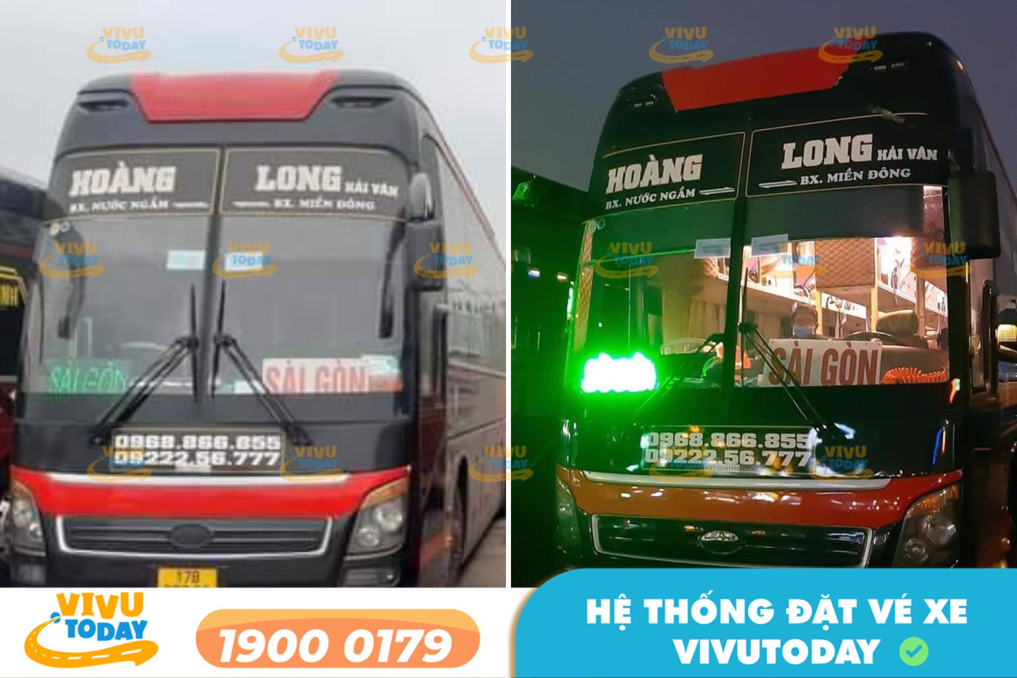 Nhà xe Hoàng Long Hải Vân tuyến Bến xe Nước Ngầm đi Sài Gòn