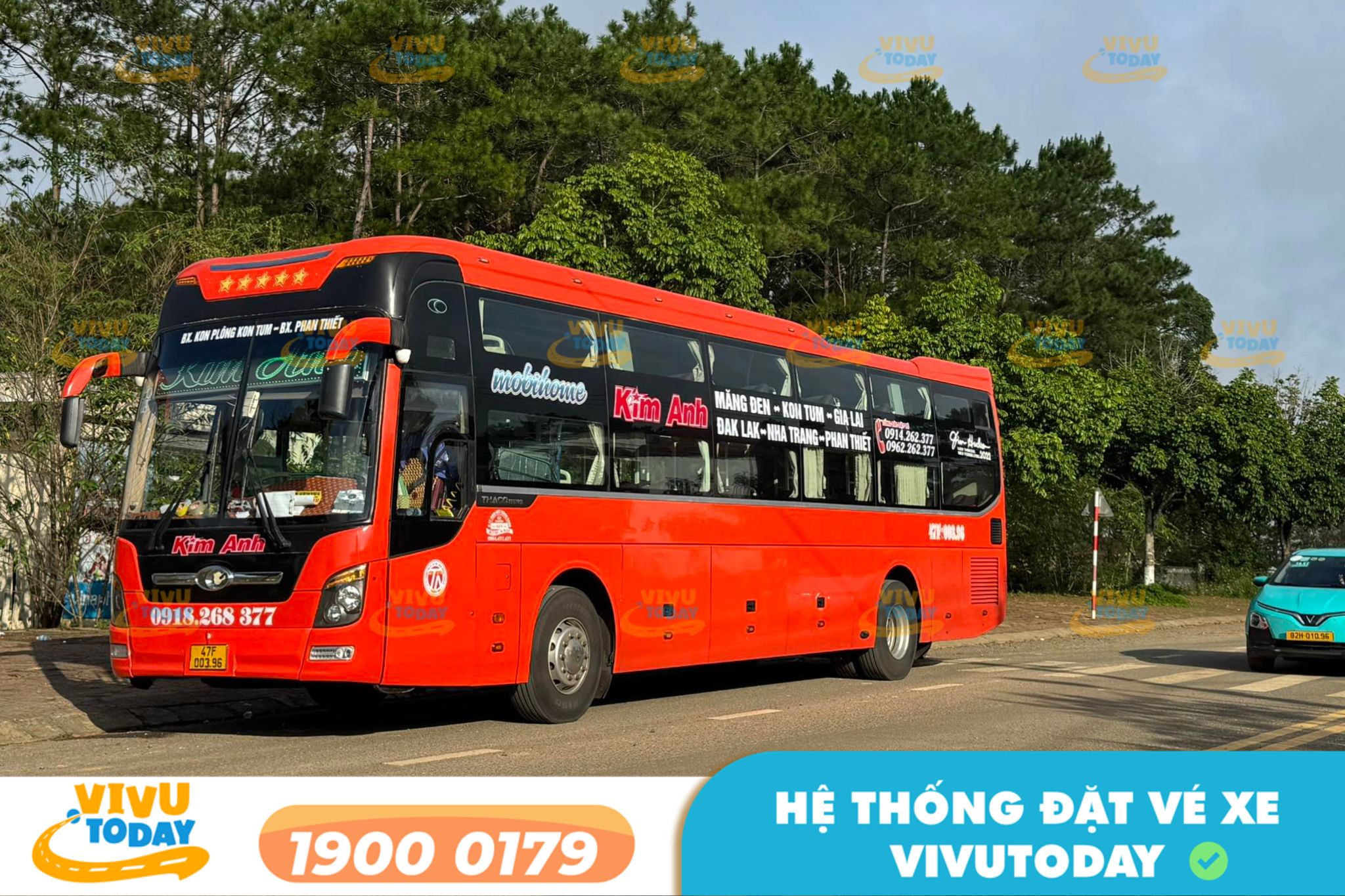Nhà xe Kim Anh (Kon Tum) tuyến Khánh Hòa đi Đắk Lắk