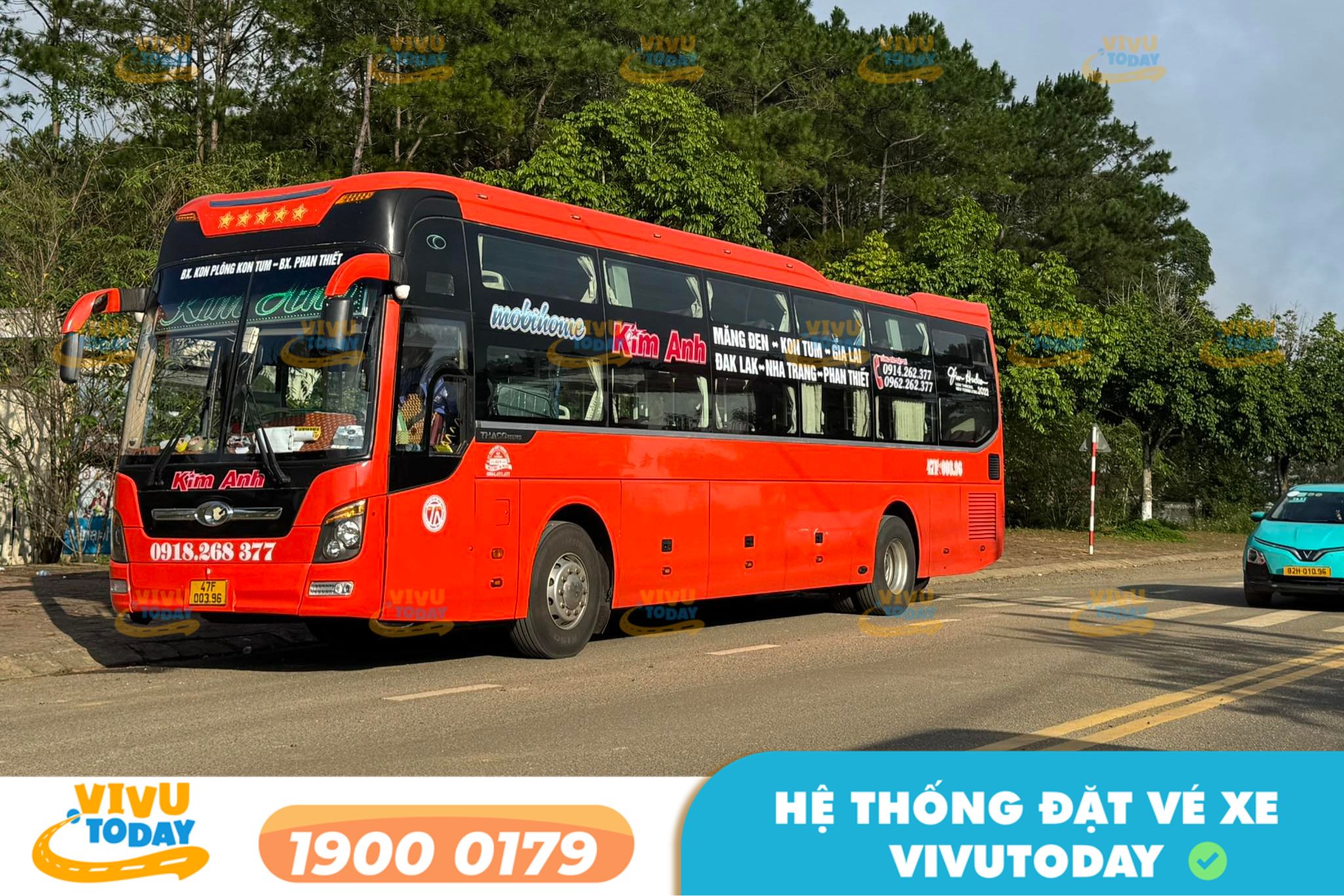 Nhà xe Kim Anh (Kon Tum) tuyến Nha Trang đi Pleiku Gia Lai