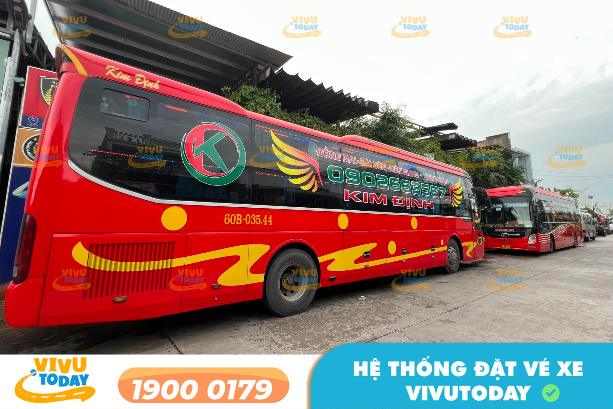 Nhà xe Kim Định tuyến Biên Hòa Đồng Nai đi Kiên Giang