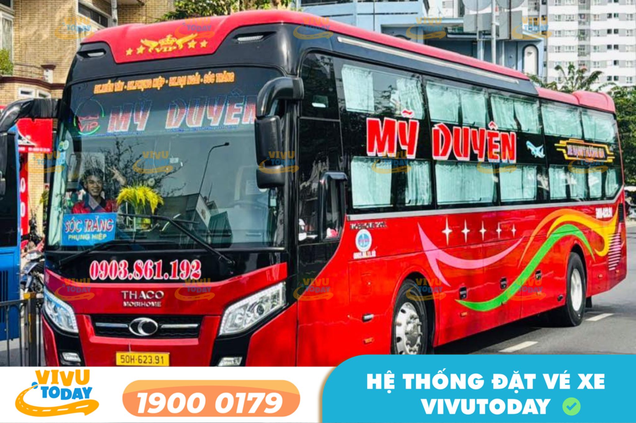 Nhà xe Mỹ Duyên tuyến Trần Đề Sóc Trăng đi Sài Gòn