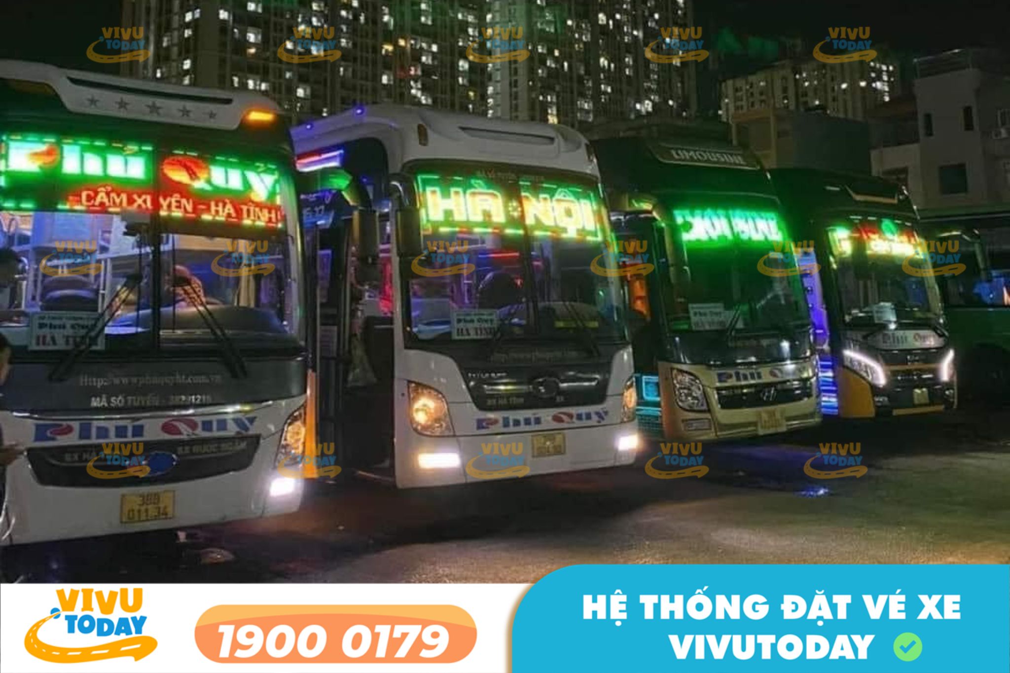 Nhà xe Phú Quý tuyến Bắc Ninh đi Hà Tĩnh
