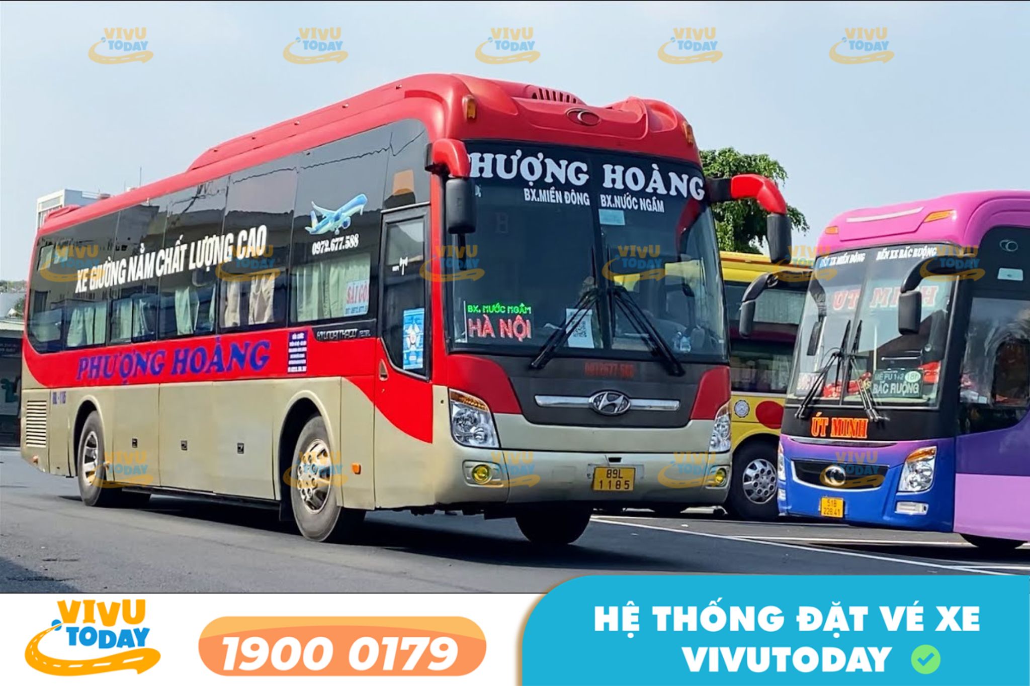 Nhà xe Phượng Hoàng tuyến Bến xe Nước Ngầm đi Quảng Trị