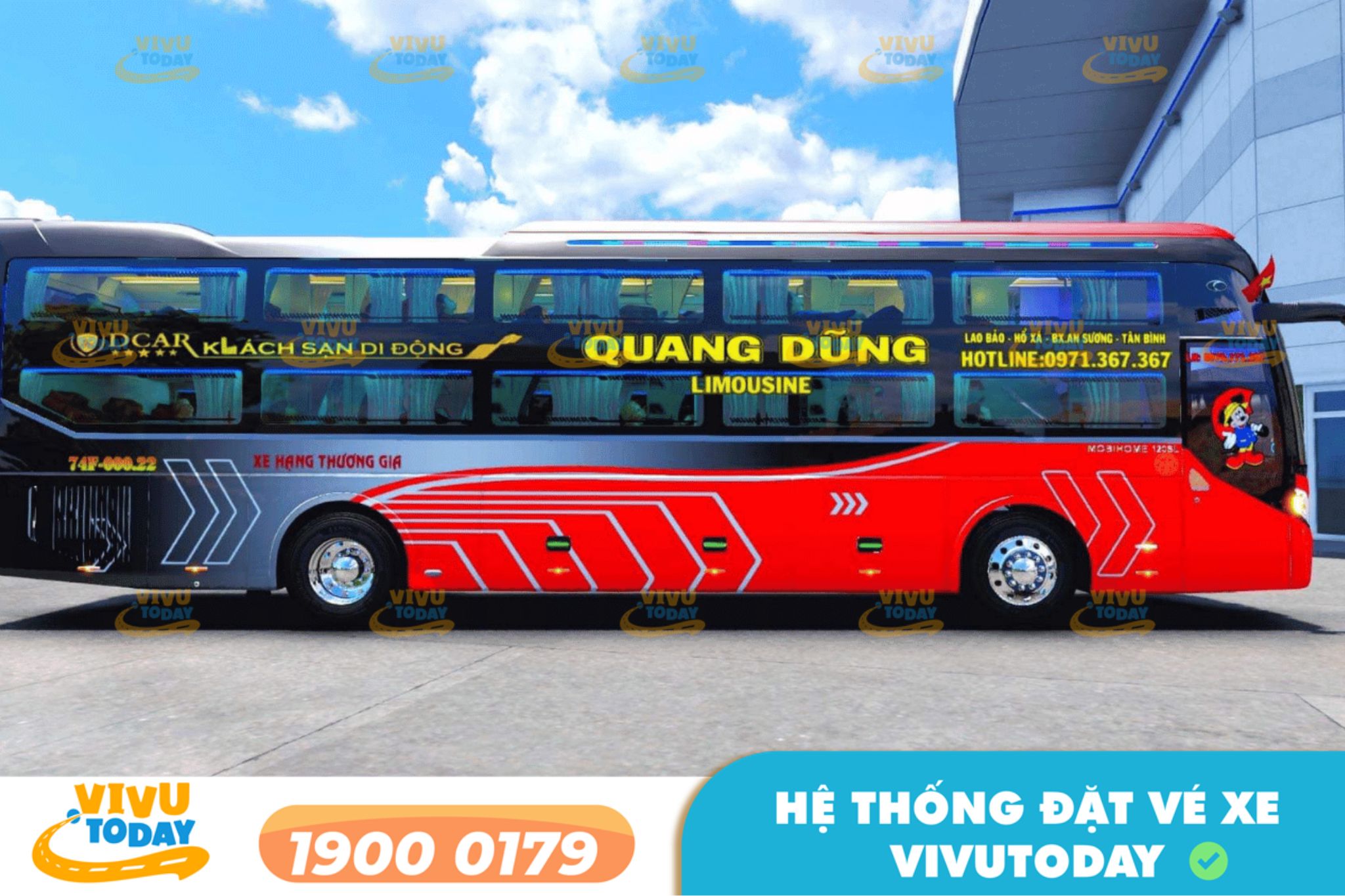 Nhà xe Quang Dũng VIP Limousine tuyến Khánh Hòa đi Đà Nẵng