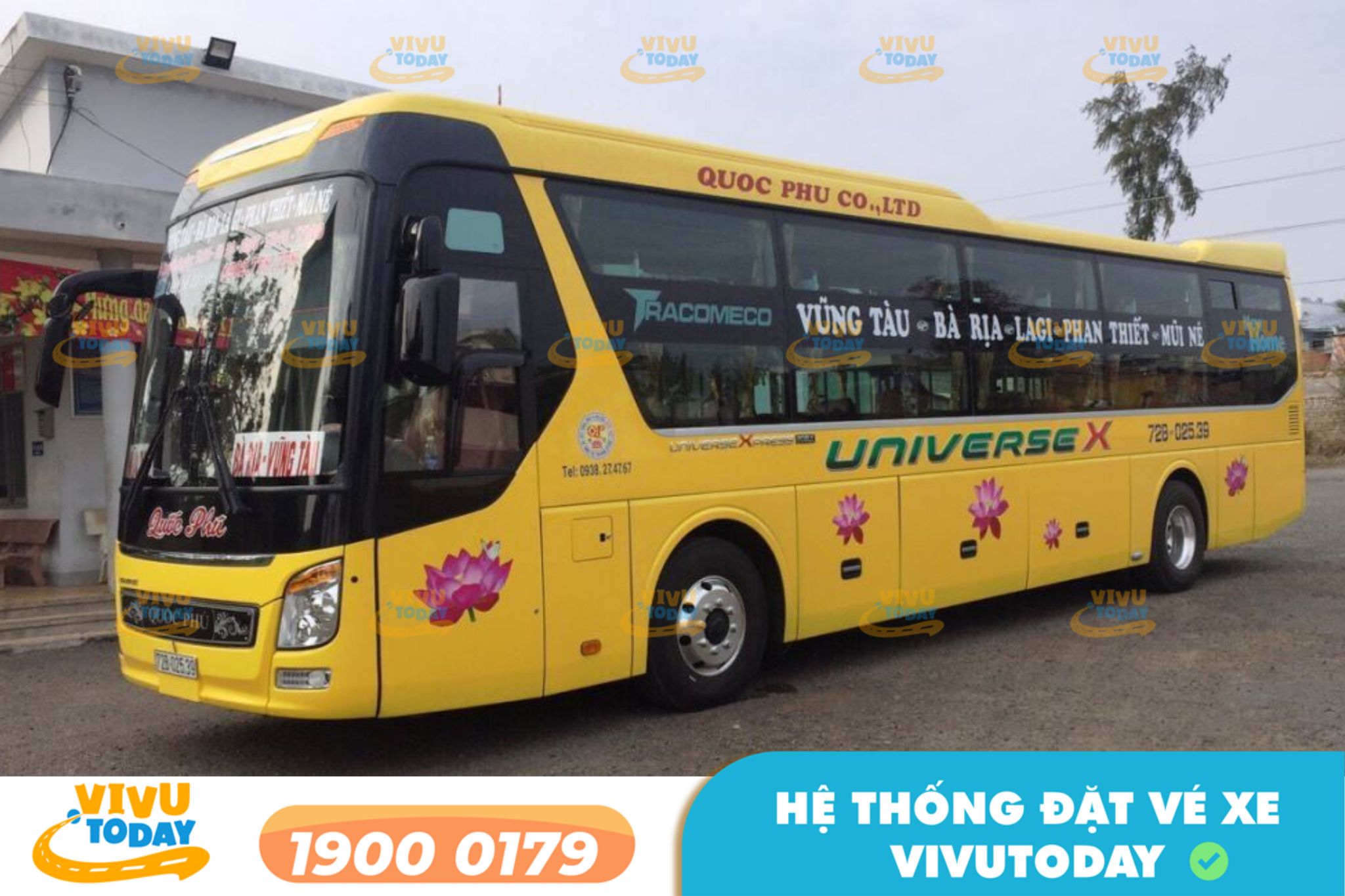 Nhà xe Quốc Phú tuyến Phan Thiết Bình Thuận đi Bà Rịa Vũng Tàu