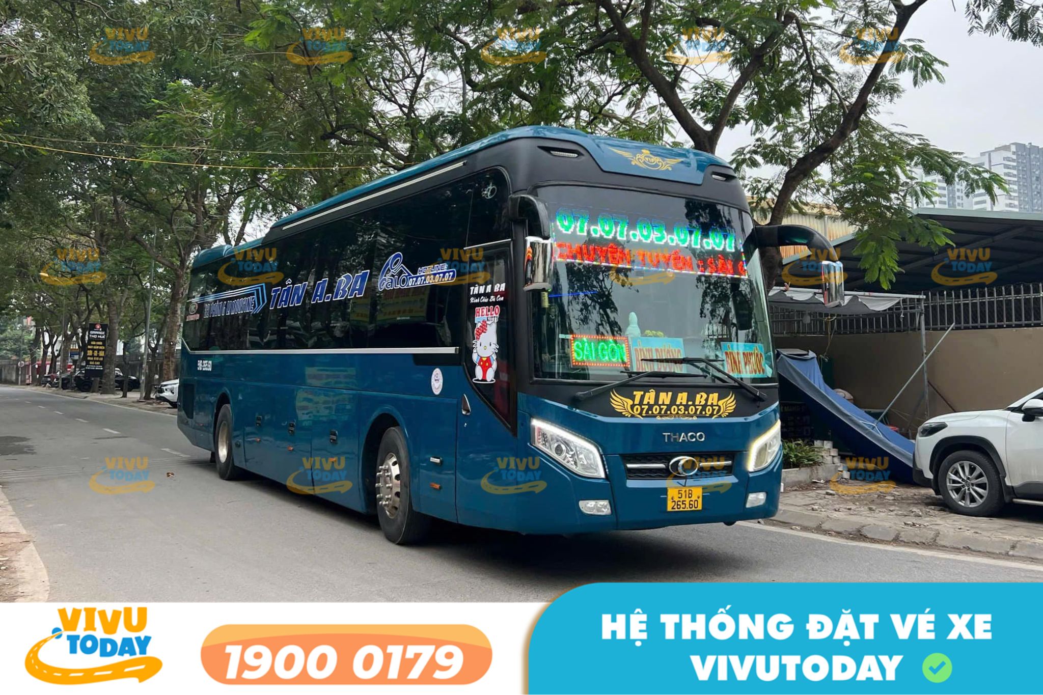 Nhà xe Tân Aba tuyến Bến xe Nước Ngầm đi Sài Gòn