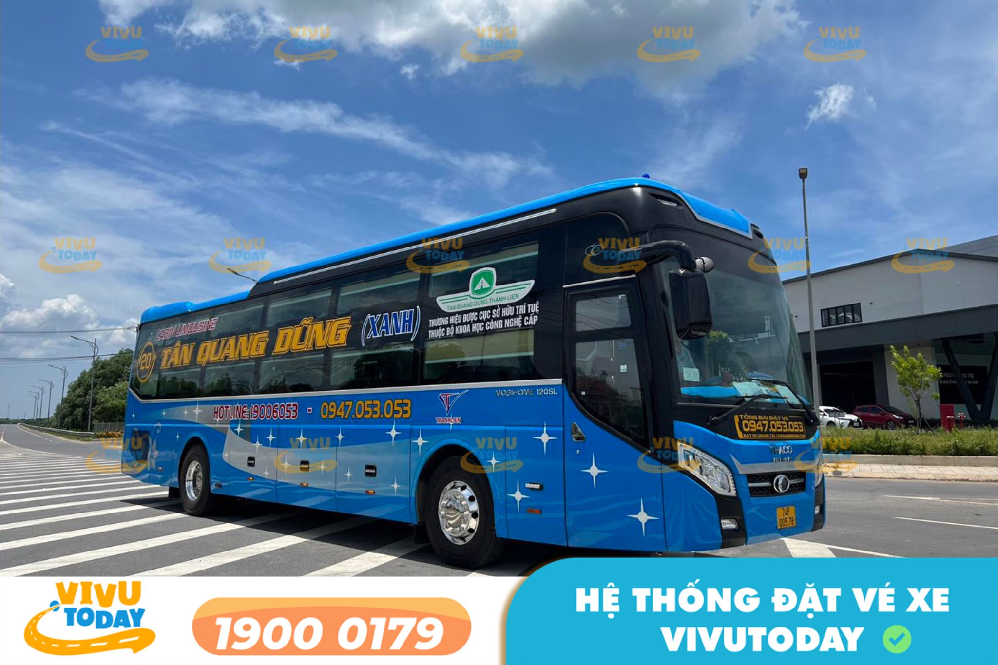 Nhà xe Tân Quang Dũng tuyến Bến xe Nước Ngầm đi Quảng Trị