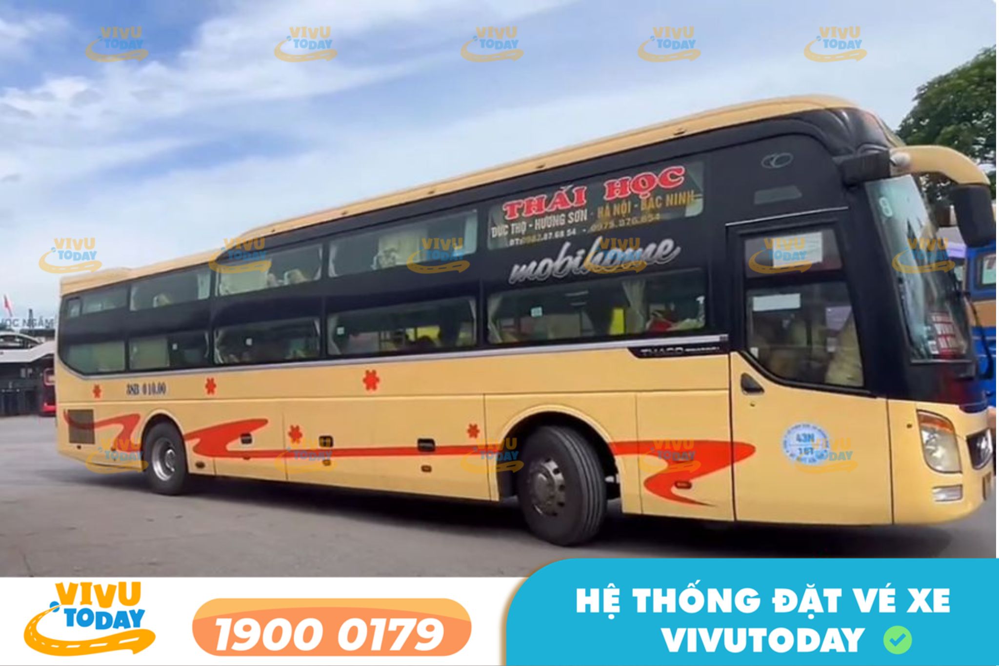 Nhà xe Thái Học tuyến Bến xe Nước Ngầm đi Hương Sơn Hà Tĩnh